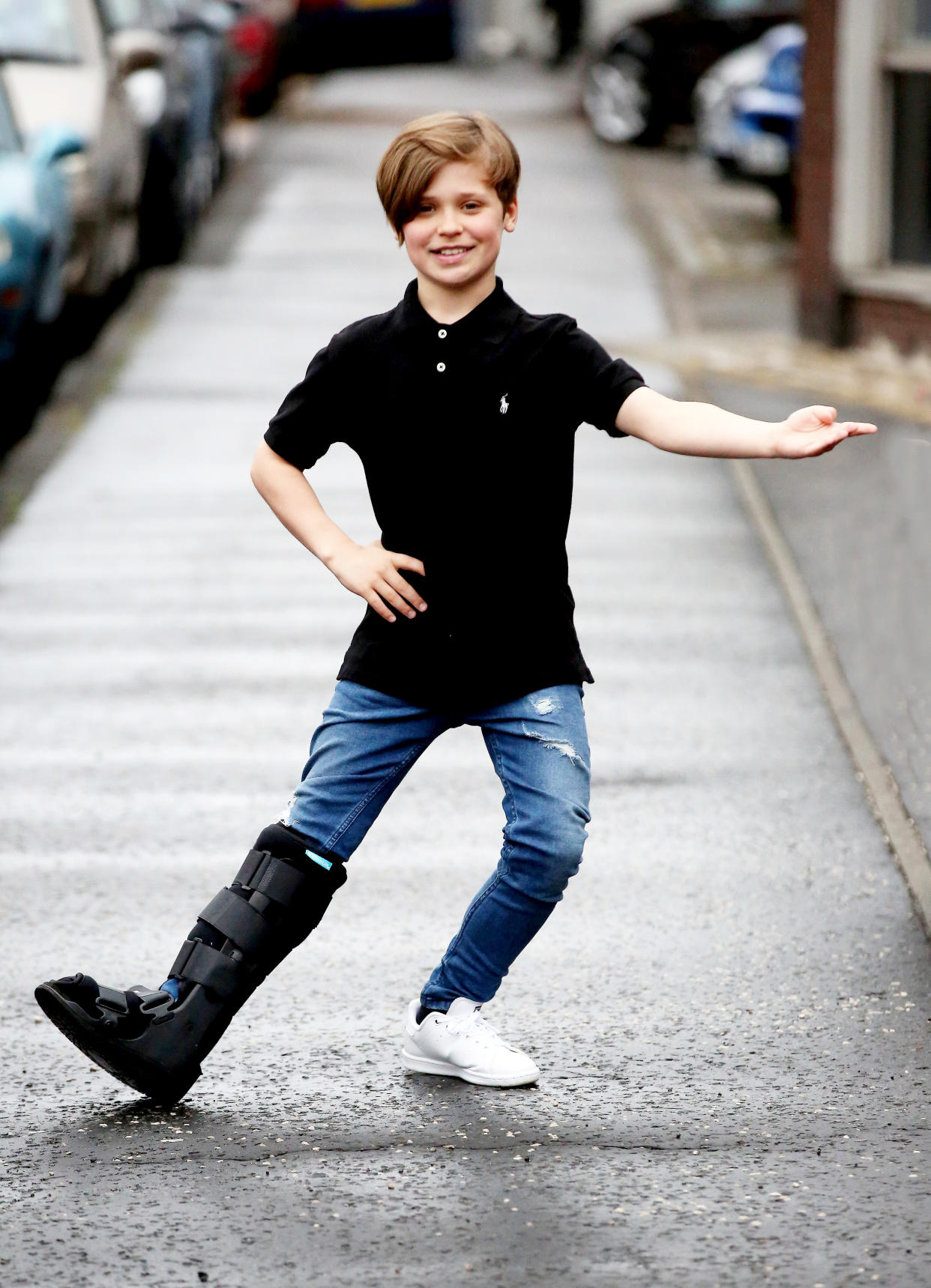 FILE PICTURE - Jack Burns a talented dancer from Greenock, Inverclyde.  A ballet dancer dubbed the next Billy Elliot has died suddenly aged just 14.  See SWNS story SWSCballet.  Jack Burns, an accomplished dancer who appeared in the TV drama Outlander in 2014, was found dead at home in Greenock, Inverclyde, on December 1.  He won a place at ballet school aged nine, appeared in ITV thriller Plain Sight, starred opposite Duncan James of Blue and was also in several BBC productions.   Jack trained at the Elite Academy of Dance in Greenock and the Royal Conservatoire in Glasgow and drew comparisons with Billy Elliot, a role he auditioned for in 2015.  