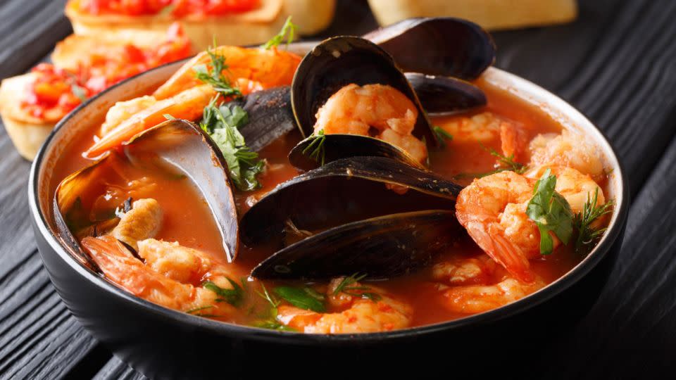 Bouillabaisse is synonymous with Marseille, France. - Shutterstock