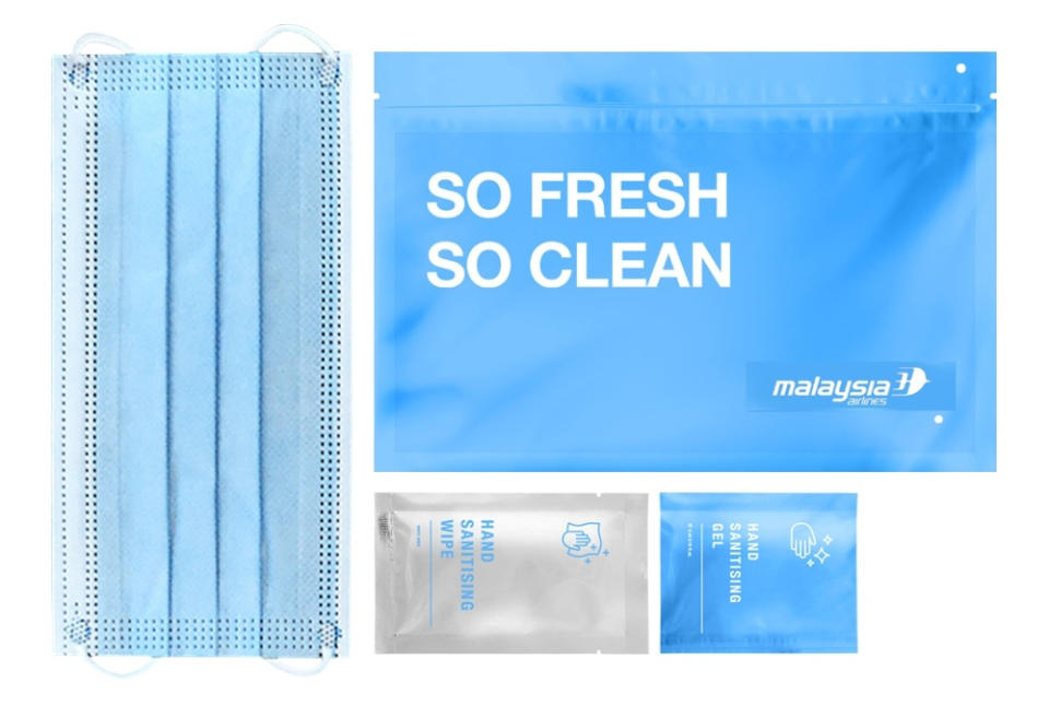 Malaysia Airlines‘ Hygiene Kit. — SoyaCincau pic