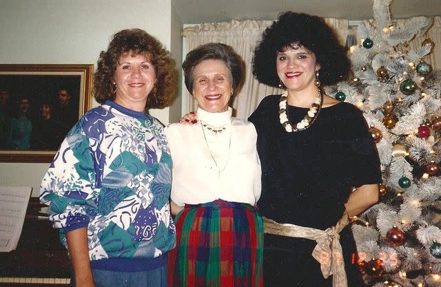 <p>Josh Miller</p> My grandmother in 1987, flanked by my mom on the left and my aunt on the right.