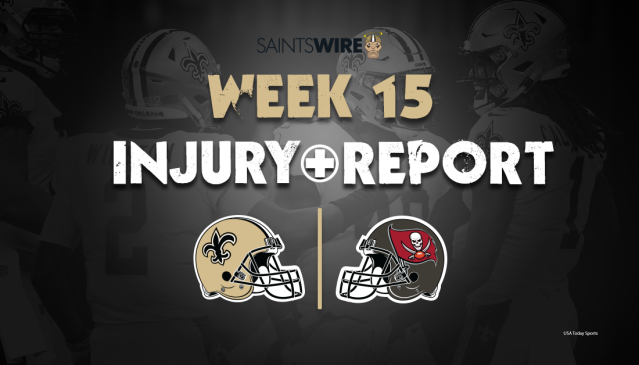 Preview: New Orleans Saints vs. Tampa Bay Buccaneers Game - Injury