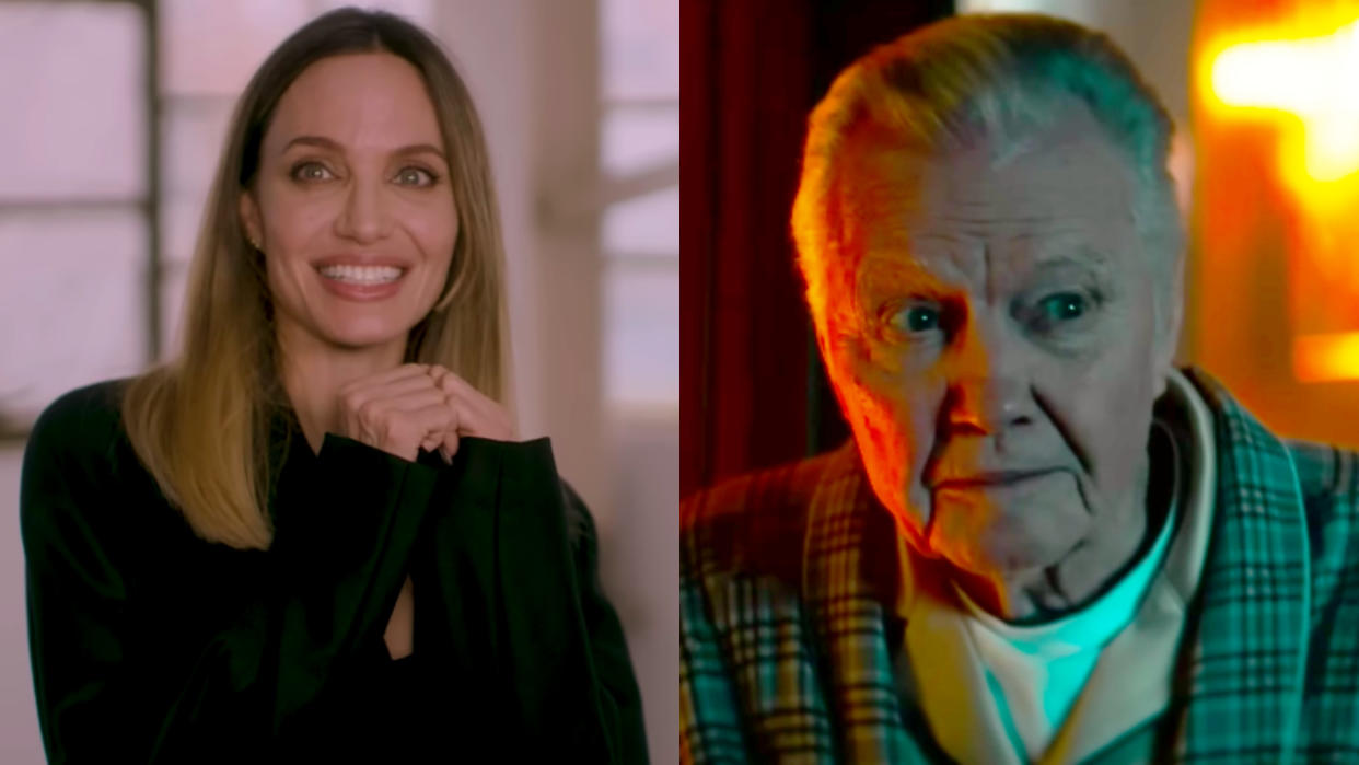  Angelina Jolie and Jon Voight. 