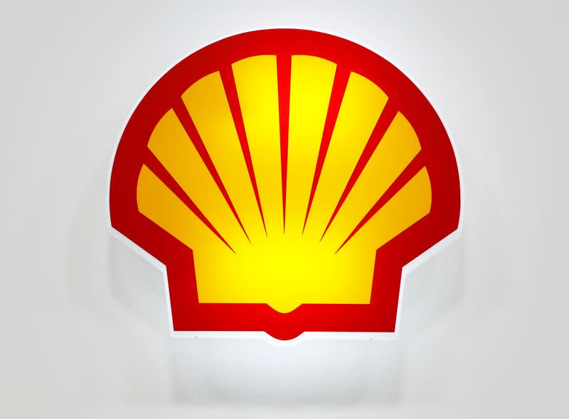 FILE PHOTO: The Shell logo is seen at the 20th Middle East Oil & Gas Show and Conference (MOES 2017) in Manama