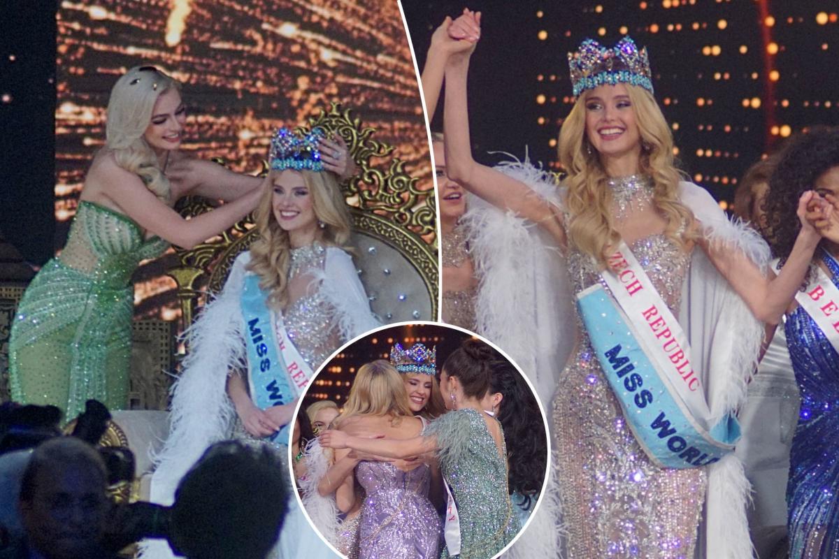 Češka Kristina Pešková byla korunována Miss World 2024