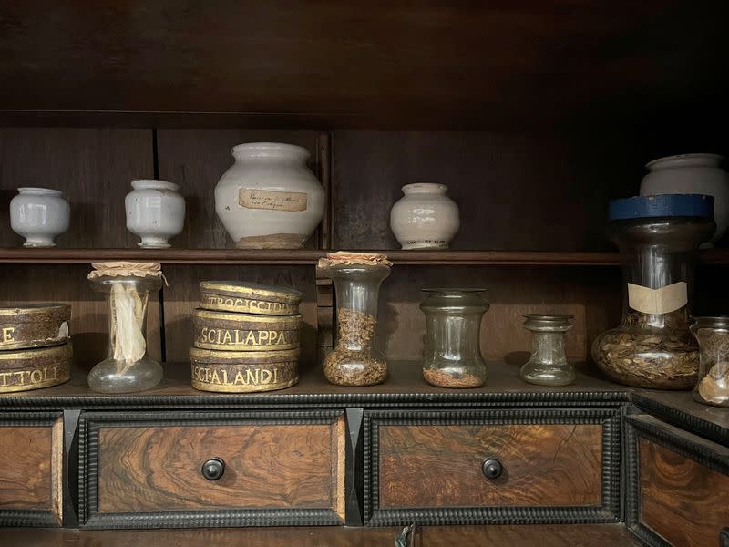 A 17th century pharmacy and apothecary are reassembled for a new exhibition of ceramics in the Vatican Museums