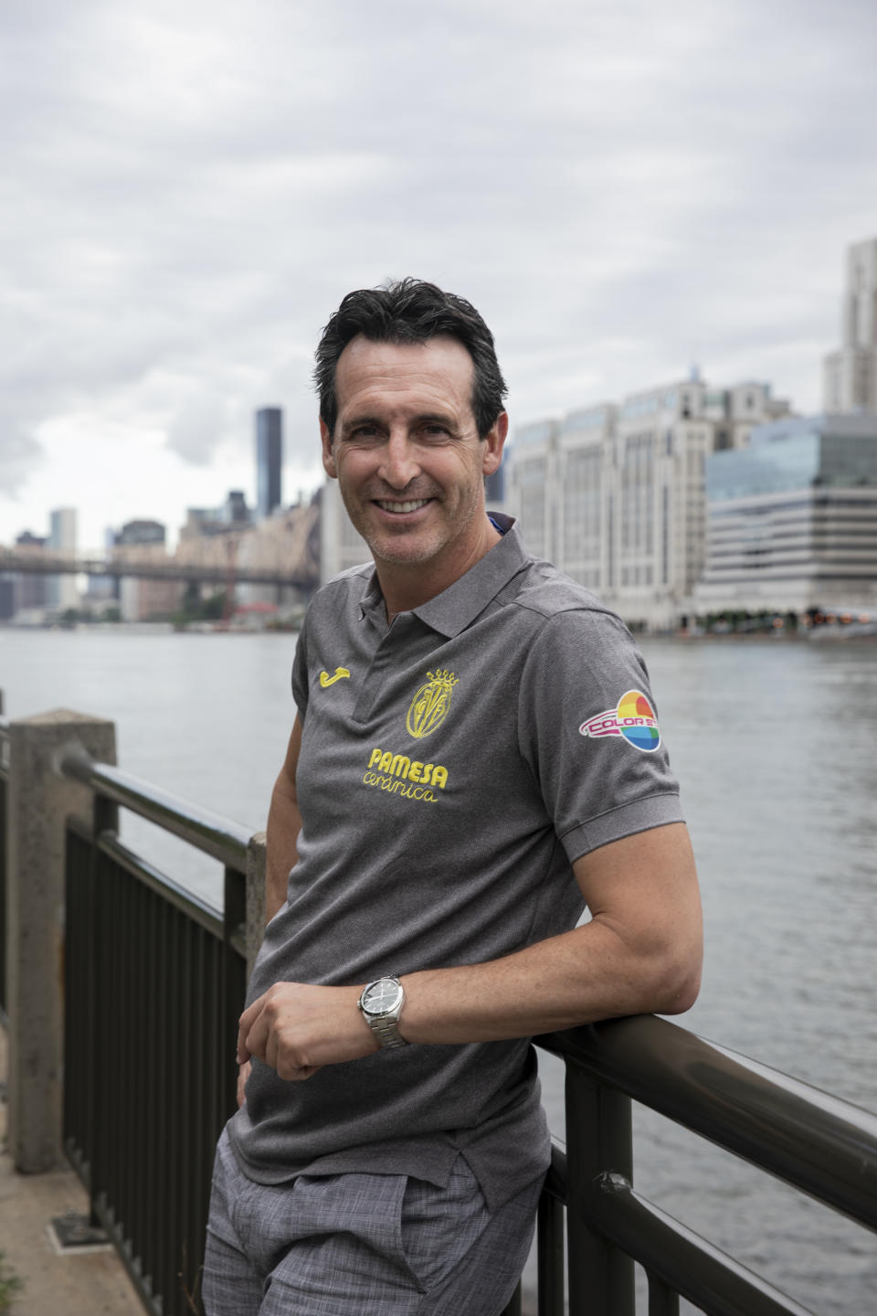 Unai Emery, el entrenador del Villareal de España, en Nueva York, el 23 de junio de 2022. (Jackie Molloy/The New York Times)