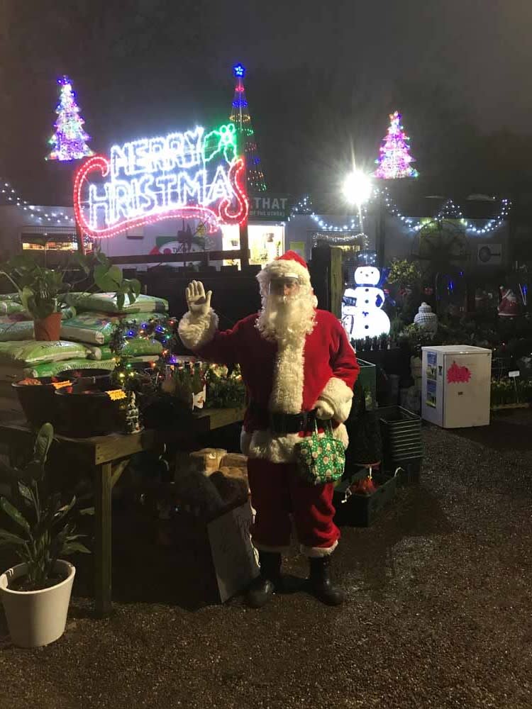 Paul’s garden centre prepares for Christmas with a visit from Santa (PA Real Life)