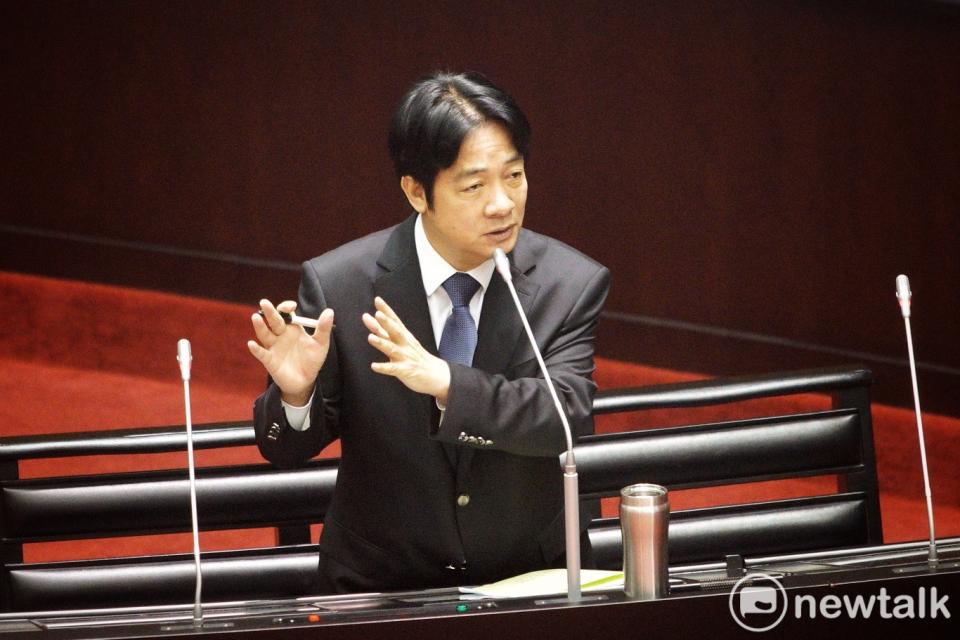 立法院日前討論「中華民國總統至立法院進行國情報告及詢答模式建議」，在野黨團主張「即問即答」。圖為新任總統當選人賴清德先前擔任行政院長赴立院備詢。   圖：張良一/攝(資料照片)