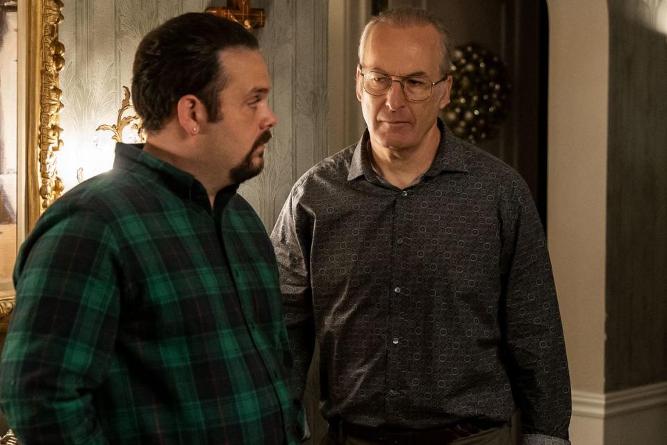 the bear — “fishes” — season 2, episode 6 airs thursday, june 22nd pictured l r ricky staffieri as ted fak, bob odenkirk as uncle lee cr chuck hodesfx