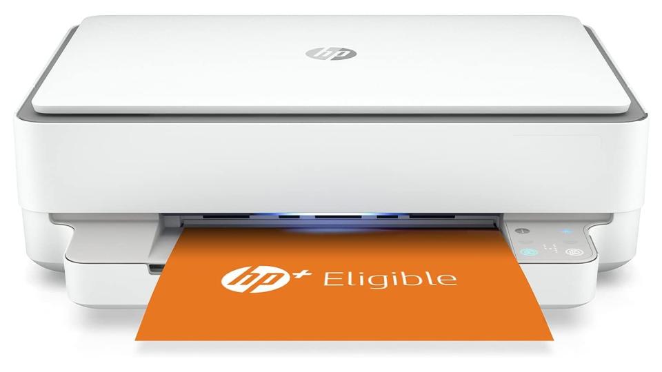 Product shot of the HP 6020e, one of the best compact printers