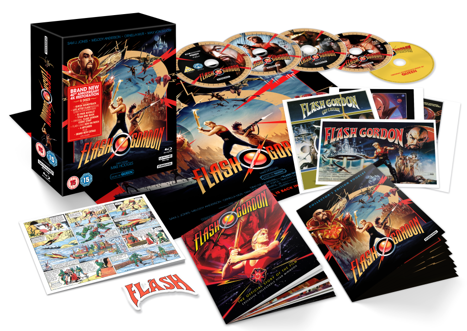 The 5 disc Collector’s Edition of Flash Gordon. (Studiocanal)