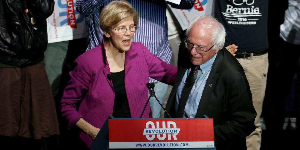 Bernie Sanders Elizabeth Warren