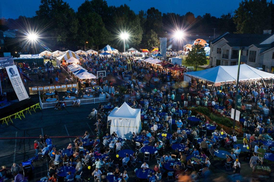 Christ the King’s Oktoberfest always draws a big crowd for the two-day Lexington festival.