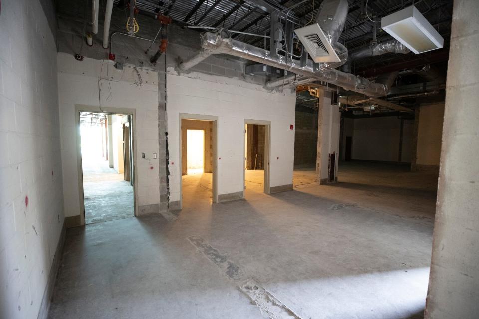 The Bay County Juvenile Justice Courthouse sits empty, but partially renovated April 9.