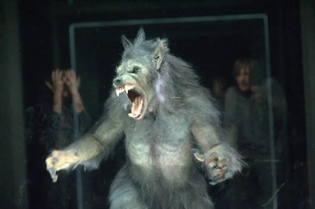 A werewolf attacks in the movie "The Cabin in the Woods."<p>Mutant Enemy Productions</p>