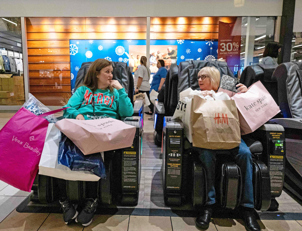 Black Friday shoppers at the Opry Mills Mall (Seth Herald / AFP via Getty Images)