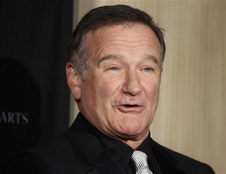 Actor Robin Williams arrives at the British Academy of Film and Television Arts Los Angeles Britannia Awards in Beverly Hills, California in this file photo taken November 30, 2011. REUTERS/Fred Prouser/Files