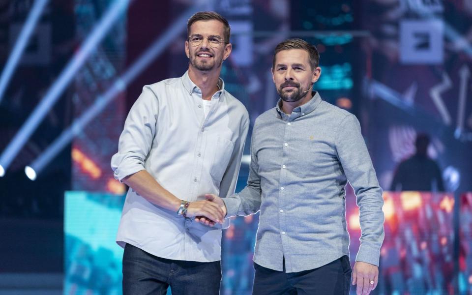 Joko Winterscheidt und Klaas Heufer-Umflauf konnten sich im Oktober 2022 in der Show 