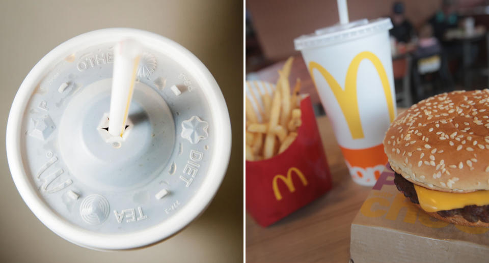 McDonald's drink lid symbols and what they mean