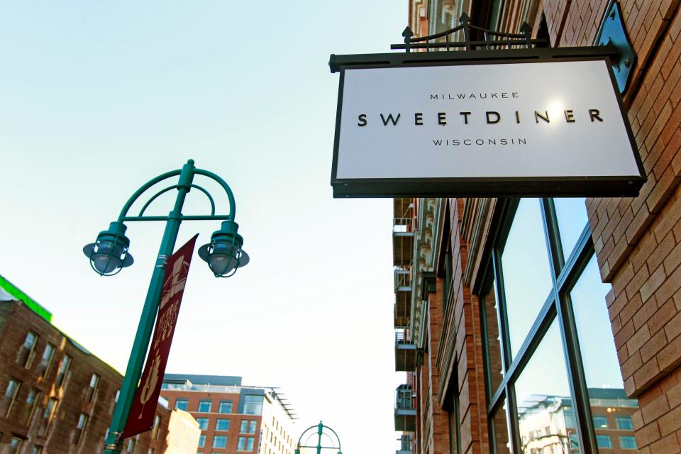 Sweet Diner's large windows overlook East Chicago Street in the Third Ward. Its owners have applied to open another restaurant next door, District 4 Social.