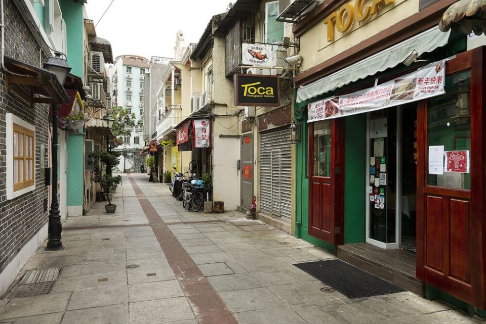 Empty streets of Wuhan, China, Feb. 7 | CARMO CORREIA/EPA-EFE/Shutterstock