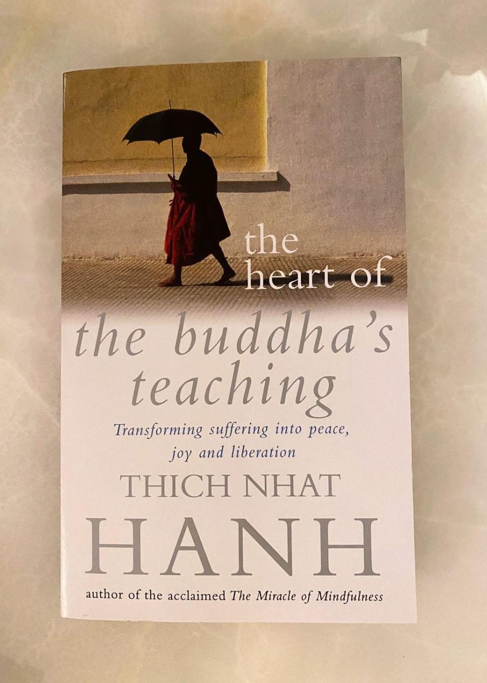 <p>"My reading as of late has been focused on the teaching of Buddha, and the concept of mindfulness. It has helped me to feel calm and centred during these turbulent times, to take care of my spiritual side, and really make this a priority in my daily practice."</p>