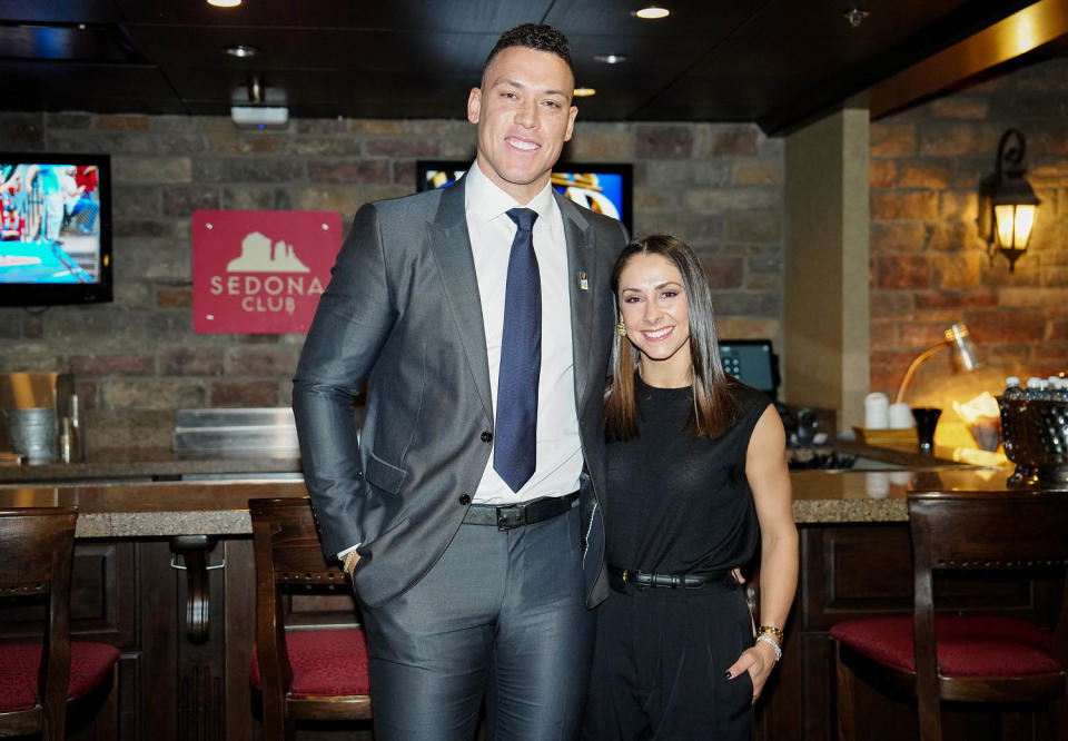 Aaron Judge and Samantha Bracksieck (Mary DeCicco / MLB Photos via Getty Images)