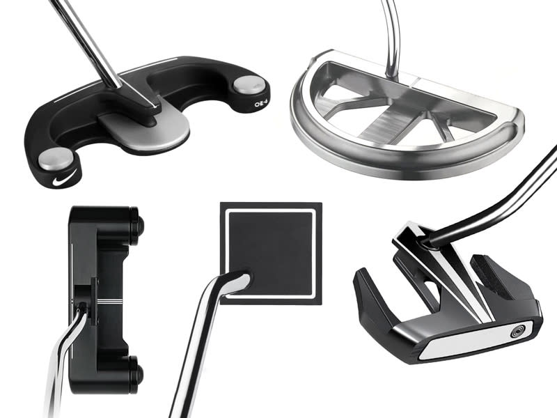  Montage of various different putters 