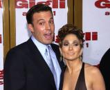<p>Looking carefree at the <em>Gigli</em> premiere. </p>