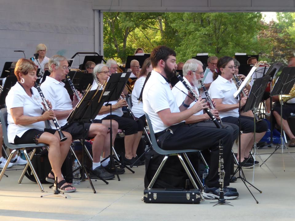 The Oak Ridge Community Band's clarinet section will be featured performers in the Sept. 3 concert in A.K. Bissell Park.