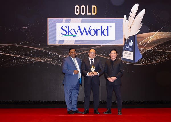 SkyWorld Strikes Gold At The Putra Aria Brand Awards 2024