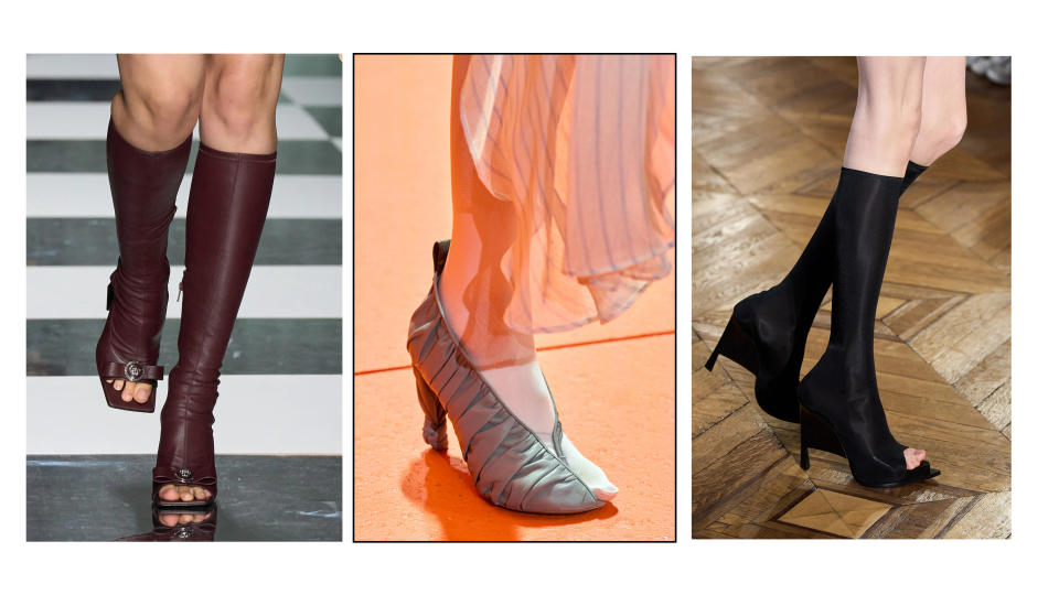 spring 2024 shoe trends graphic made by future