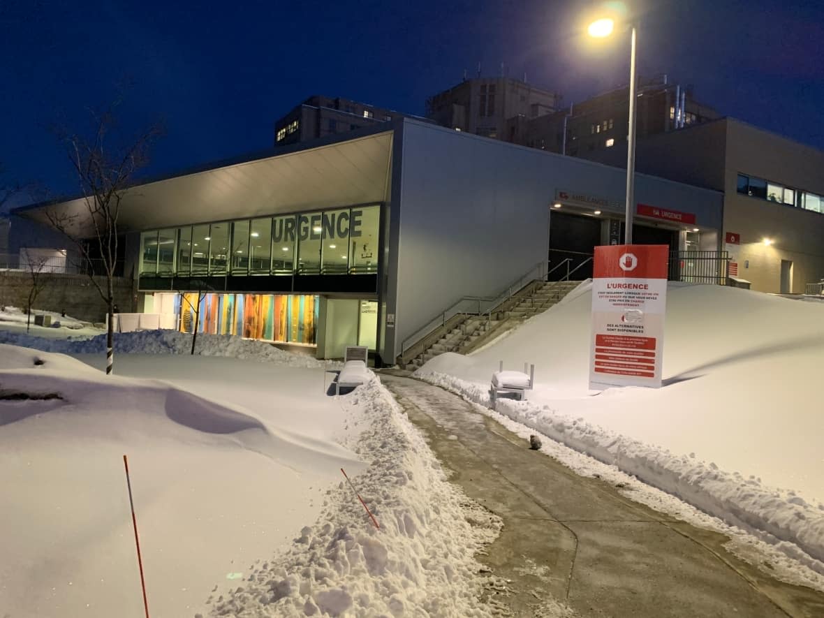 Maisonneuve-Rosemont hospital's emergency room has been overflowing this winter, but not everybody is on board with Quebec's plan to renovate the hospital. (Lauren Mccallum/CBC - image credit)