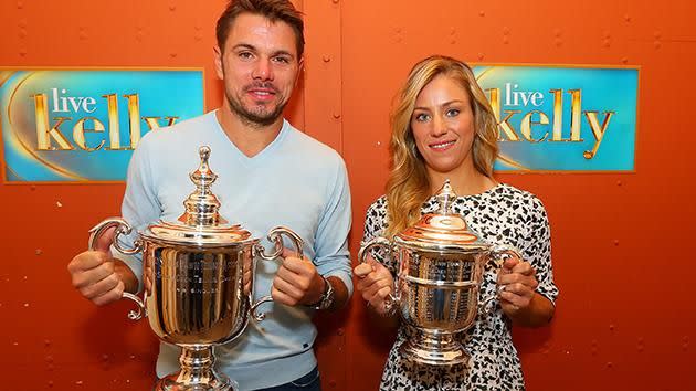 Stan Wawrinka and Angelique Kerber took out last year's titles. Pic: Getty