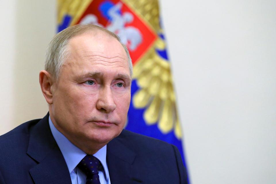 Russian President Vladimir Putin on April 7.