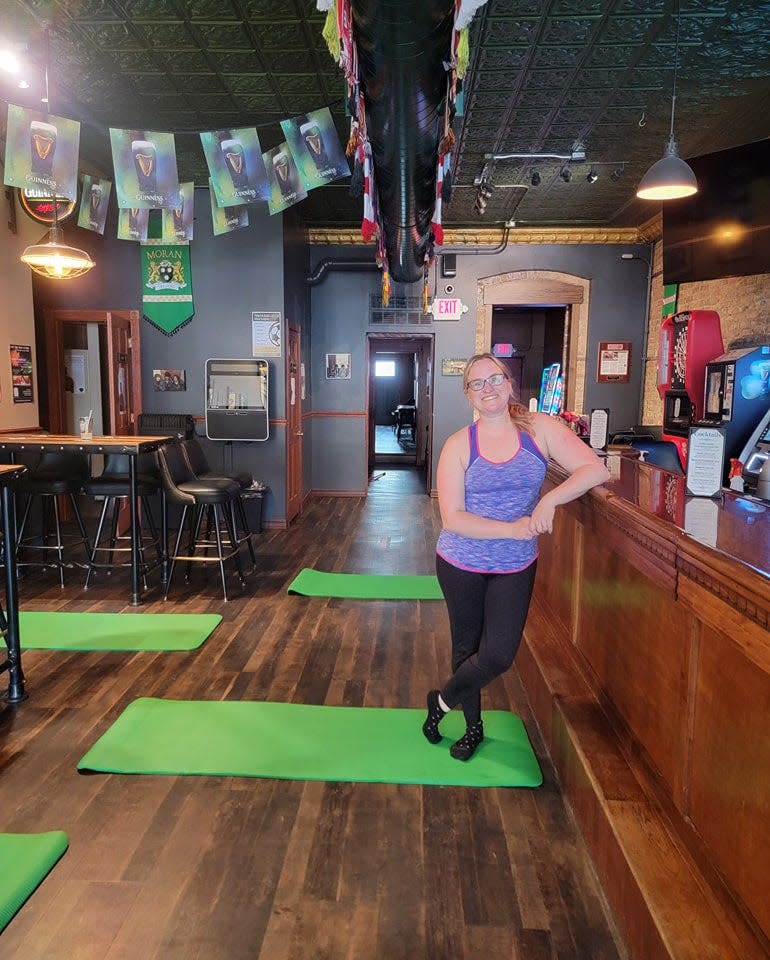 Moran's Pub in South Milwaukee is hosting "Barre at the Bar" classes this June hosted by local instructor Sandy Moen (pictured).