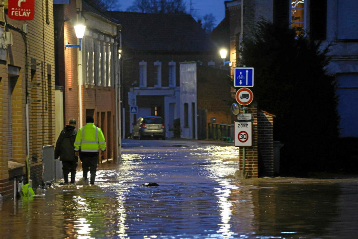 Le Pas-de-Calais avait déjà subi des inondations et des crues en novembre et en janvier.  - Credit:FRANCOIS GREUEZ/SIPA / SIPA / FRANCOIS GREUEZ/SIPA