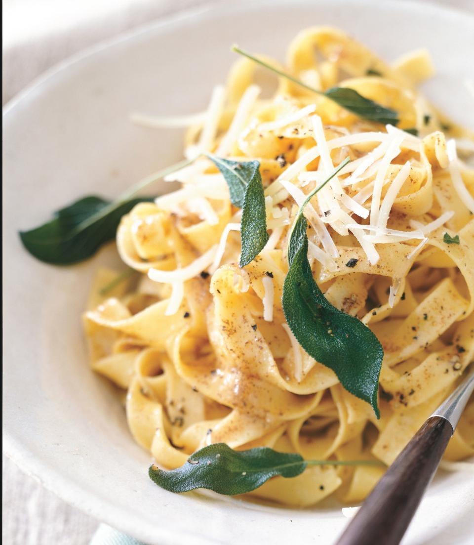 Fettuccine with Brown Butter and Sage