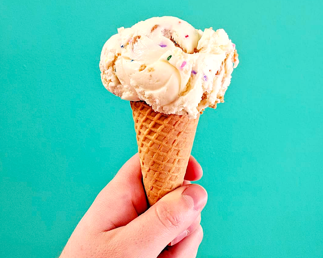 Dunkaroos-flavored ice cream at Beenie's.