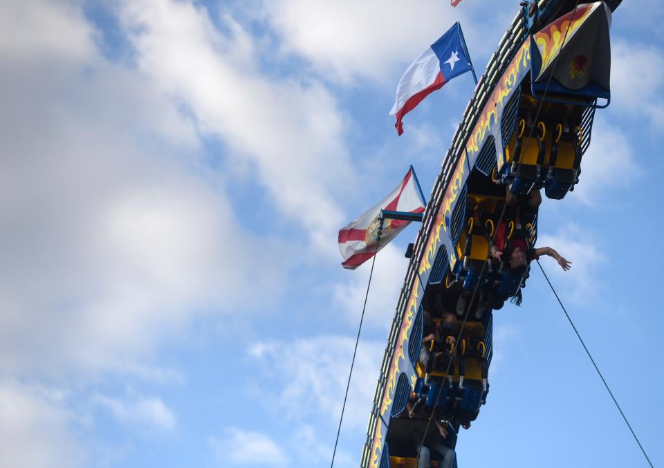 People attend the South Plains Fair’s first day, Thursday, Sept. 22, 2022, at the South Plains Fairgrounds.