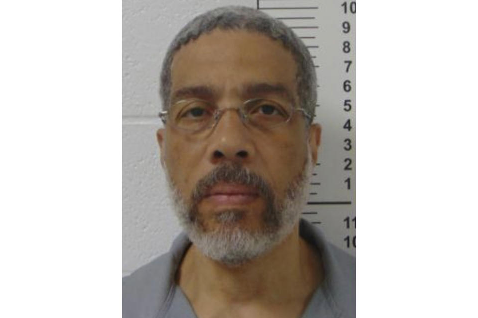 FILE - This booking photo provided by the Missouri Department of Corrections shows Leonard Taylor. Attorneys for Taylor, a Missouri man scheduled to be executed in February 2023, are seeking a new hearing, citing sworn statements they call “clear and convincing evidence” that he did not kill his girlfriend and her three children. (Missouri Department of Corrections via AP, File)