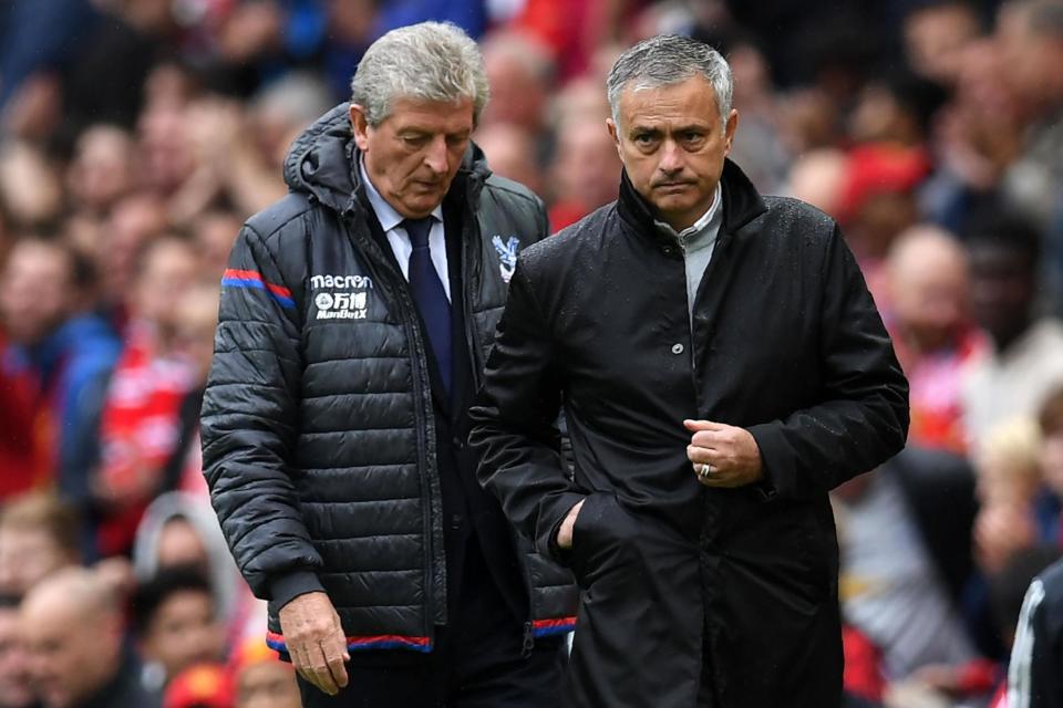 Relegation trouble: Palace sit in the drop zone ahead of United's visit: AFP/Getty Images