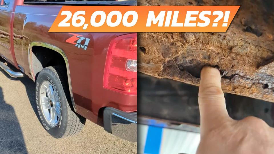 You Won’t Believe How Much Rust Is on This 26K-Mile Chevy Silverado Frame photo