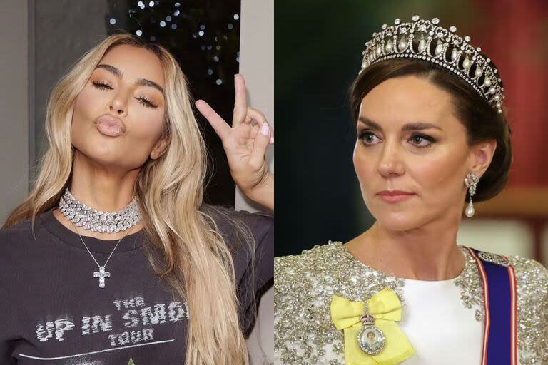 Kim Kardashian tuvo un desafortunado comentario sobre Kate Middleton y despertó la furia de todos