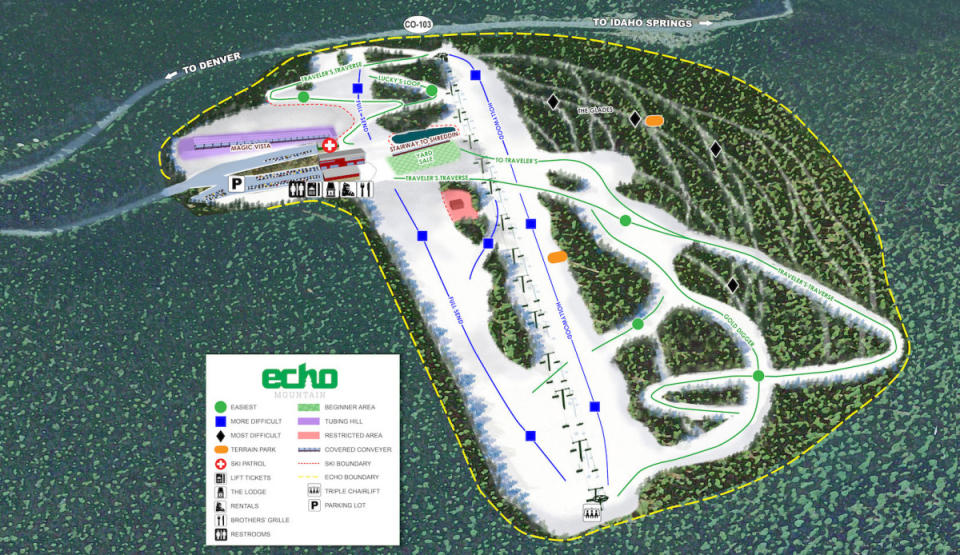 Echo Mountain Trail Map