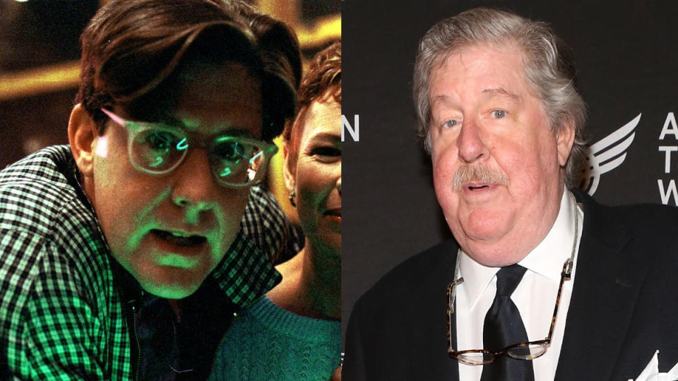 Ed Herrmann in 1987 and 2014. (Credit: Warner Bros/Robin Marchant/Getty Images)