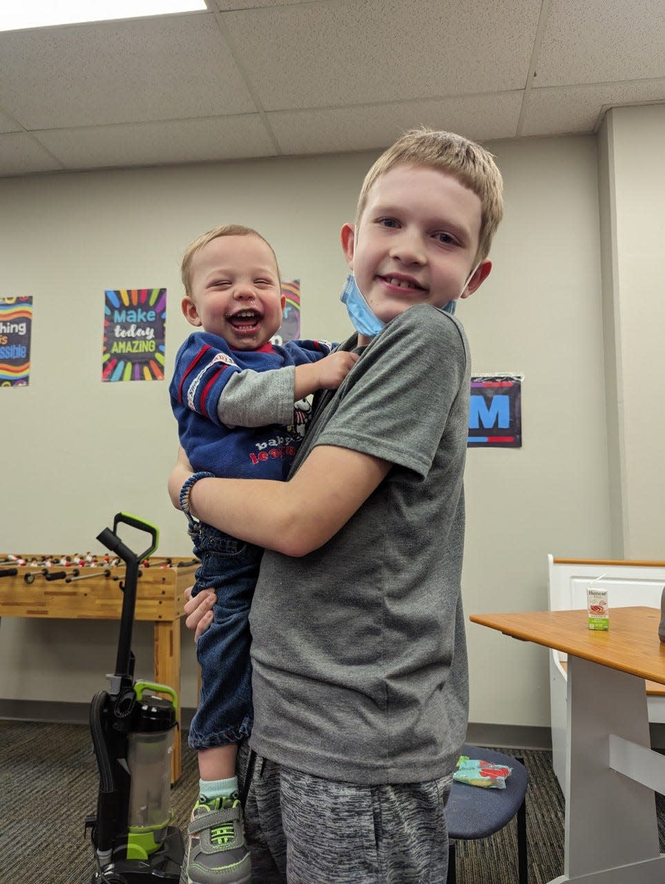 A Shawnee County District Court judge recently denied a request from The Capital-Journal seeking the charging affidavit against Dustin J. Kelley Sr., who faces charges that include first-degree murder in the death of 16-month-old Jackson, shown here being held by his brother, Weston.