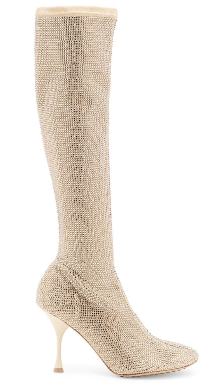 Bottega Veneta’s Dot boots. - Credit: Courtesy of Saks Fifth Avenue