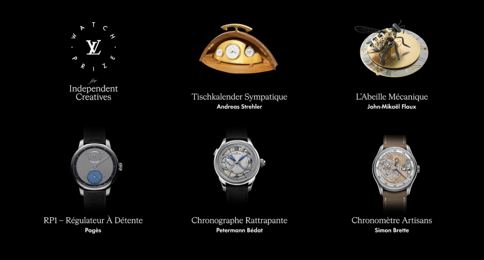 The projects of the 2023-2024 finalists of the Louis Vuitton Watch Prize for Independent Creatives.