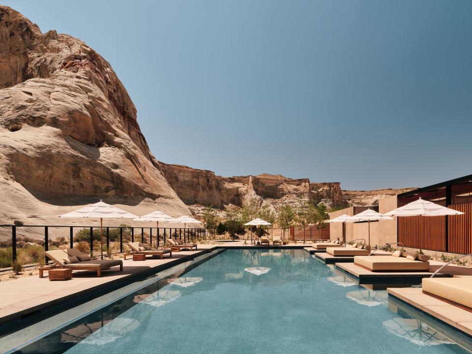 amangiri camp sarika main pool